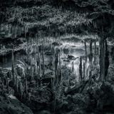 Image Name: Labyrinth of Speleothems  Photographer Name: Martin Broen  Year: 2022  Image Description: A diver navigating his underwater scooter through a chamber full of stalactites and stalagmites, showing the raw nature and amazing textures of the flooded caves in Mexico  Series Name: Unknown world below the ground  Series Description: This series was shot in the underwater cave system of the Yucatán Peninsula in Mexico – the biggest underwater river system in the world, with amazingly decorated tunnels and chambers that can compete with the best gothic churches in the world. These decorations took millennia to form in the dry caves and then got preserved when the caves flooded after the last ice age. A majestic world that is under our feet and is barely known due to the challenge of reaching and photographing it, with no natural light beyond the entry points (cenotes). These are locations that may be hours away from the closest exit to safety, through a labyrinth of underwater tunnels, but that can offer (to the daring photographer) some unique experiences to shoot.