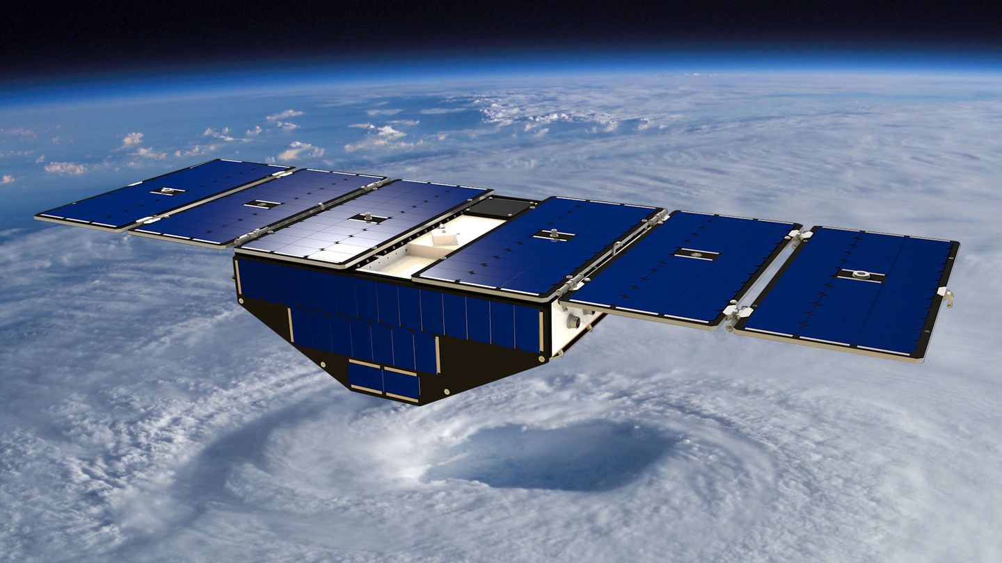 Satellit über der Erde