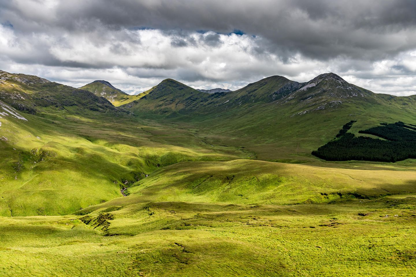 Twelve Bens Mountains in Connemara, Irland