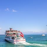 Fähre über den Bodensee bei Konstanz