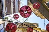 Lampions von unten