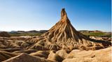 Kuriose Felsformationen in der Halbwüste Bardenas Reales