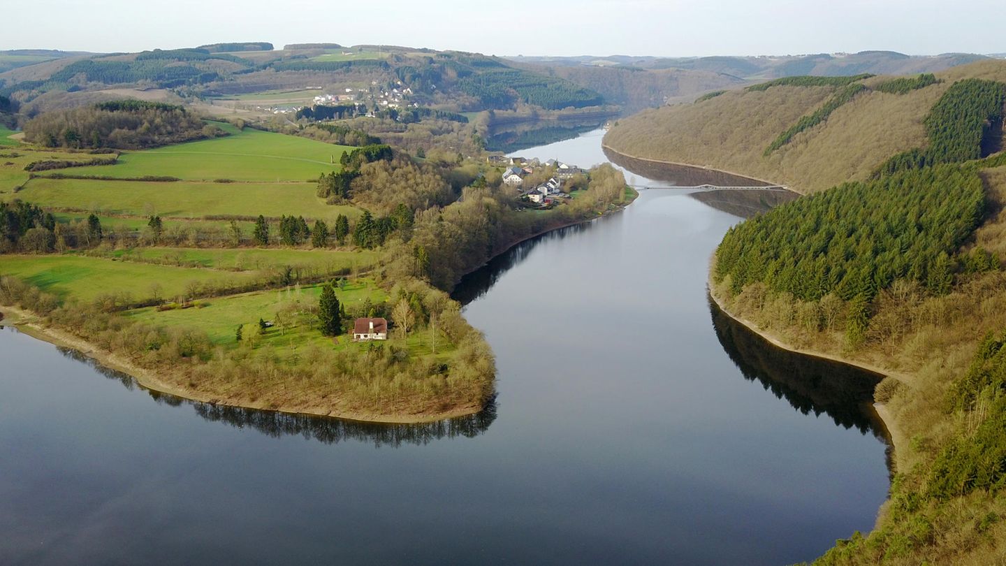 Wo liegt der Naturpark Obersauer? Lultzhausen, Stausee im Naturpark Obersauer