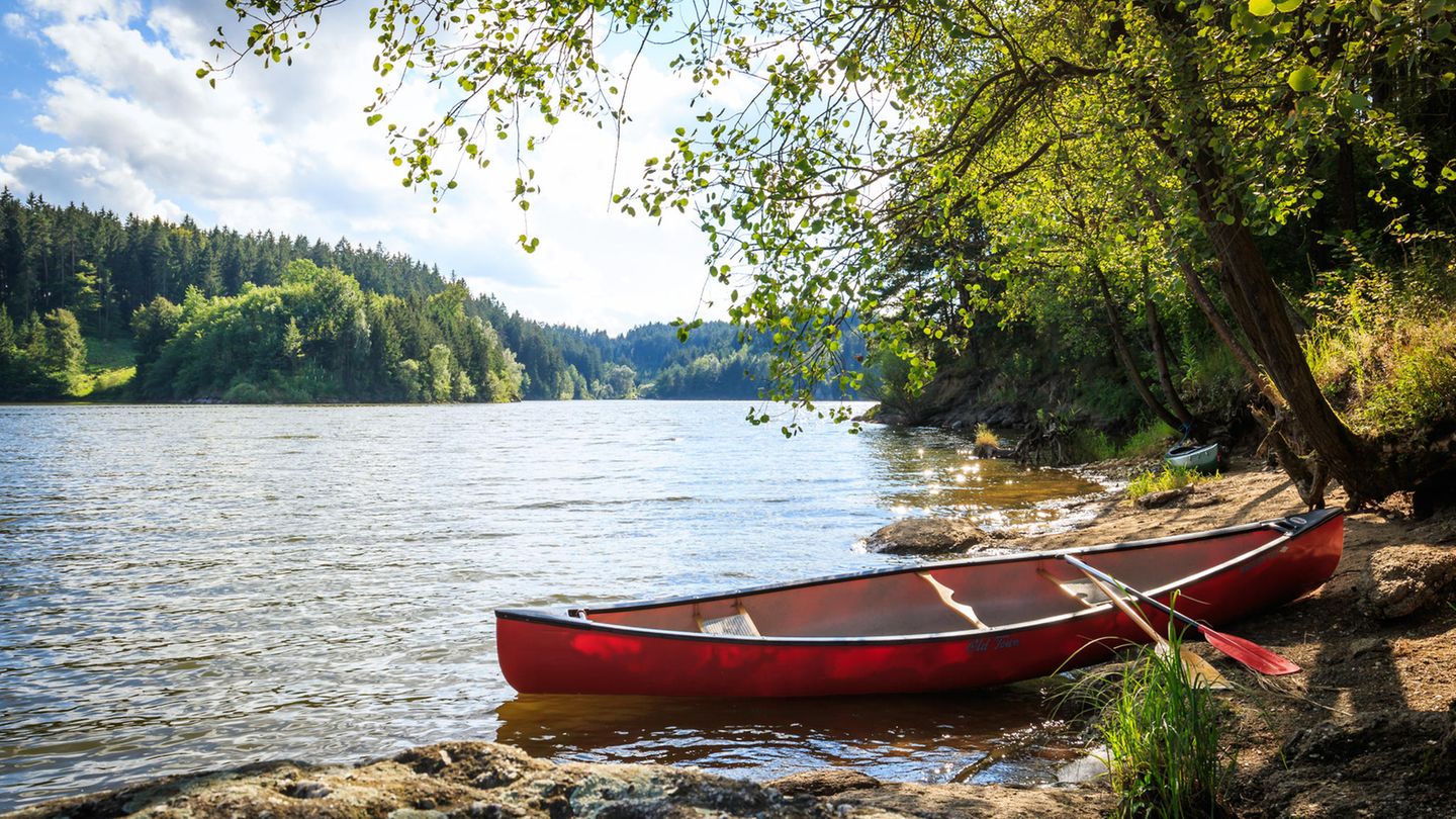 Kanu im Naturpark Obersauer