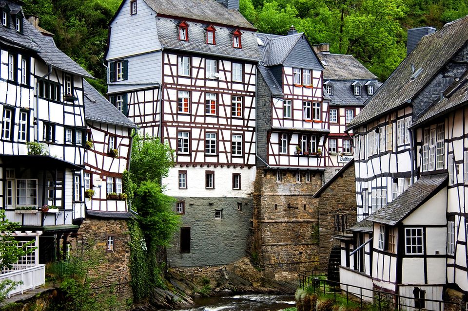 Fachwerkhäuser in Monschau
