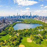 Luftaufnahme des Central Parks in New York