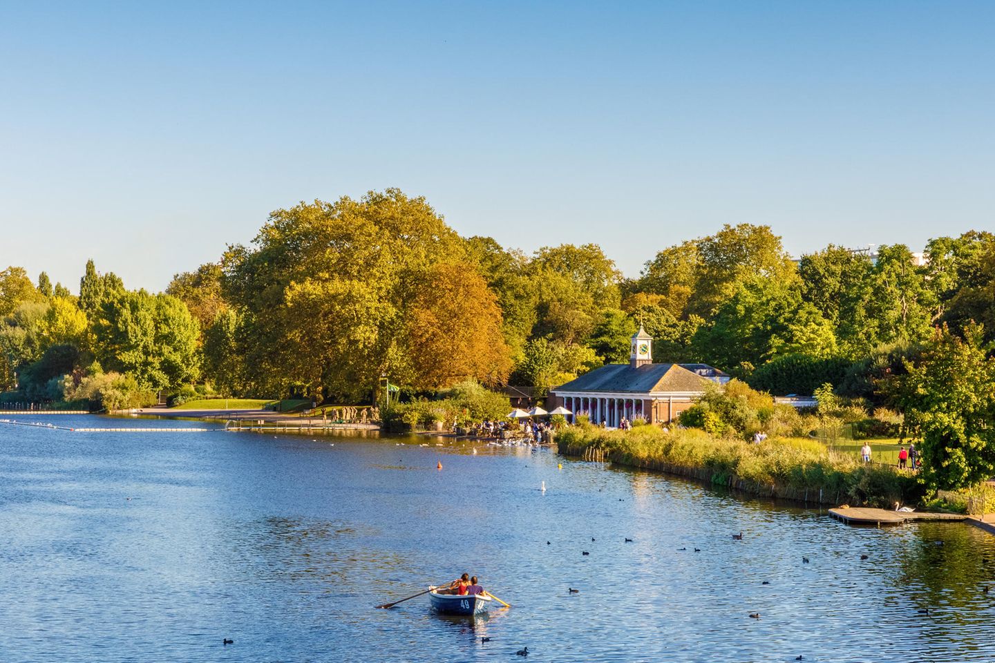 Serpentine Lake im Londoner Hyde Park