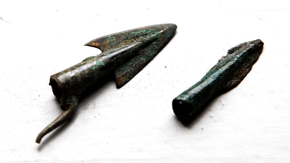 Pfeilspitzen aus der Schlacht von Tollense Pfeilspitzen aus der Schlacht von Tollense