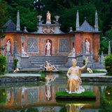 Wasserspiele und Römisches Theater im Schlosspark Hellbrunn