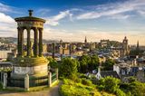 Blick auf Edinburgh, Schottland