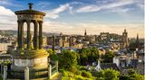 Blick auf Edinburgh, Schottland