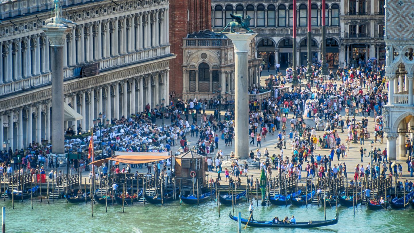 Touristenmassen in Venedig