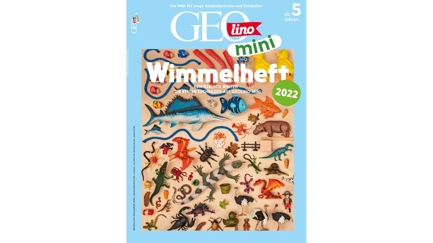 Wimmelbilder im GEOlino Mini Wimmelheft zum Suchen und Finden
