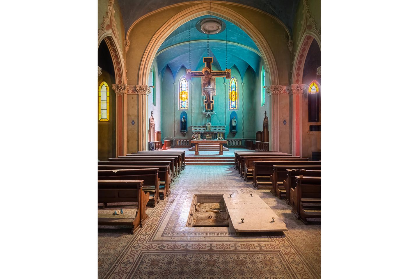 Photo 11: This is a photo of the beautiful chapel that is part of an abandoned and largely gutted monastery. Located in Northern Italy.