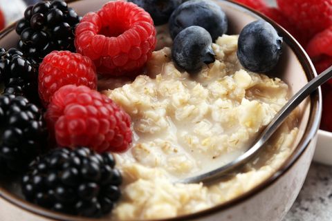 Porrdige mit Beeren