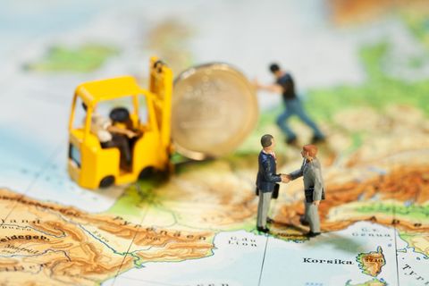 Blaue Banane als Wirtschaftsraum