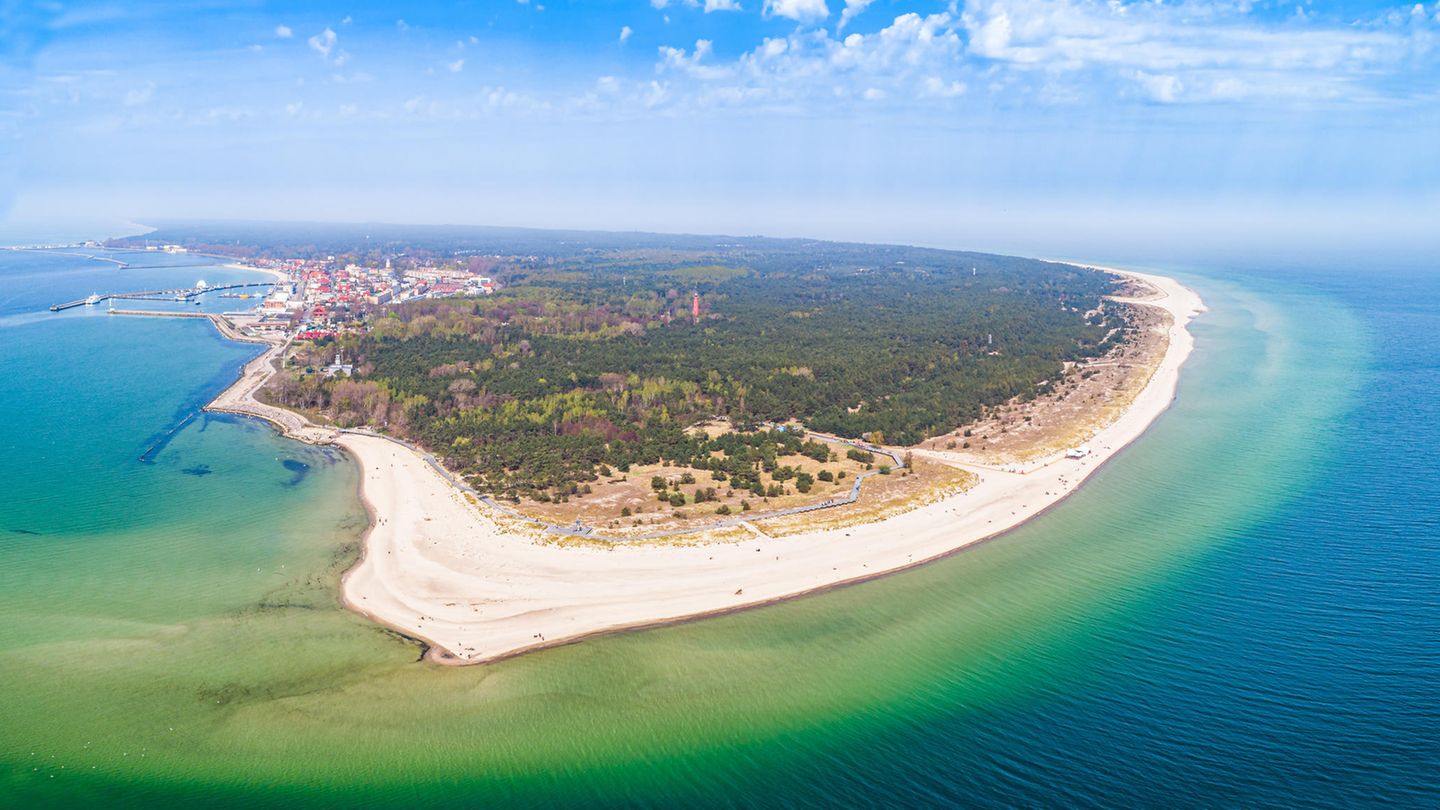 Hel Beach in Polen