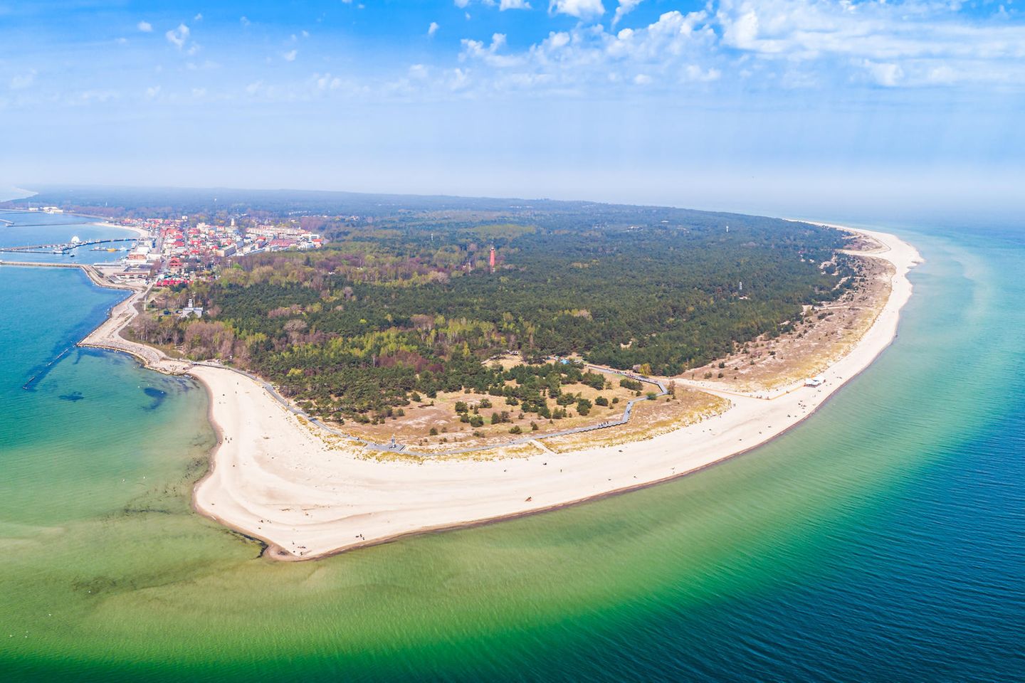 Hel Beach in Polen