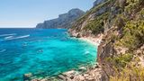 Blick auf Cala dei Gabbiani