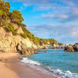 Blick auf Playa Cala Sa Boadella