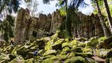 Von Poppenhausen aus wandern oder mit dem Bus zur Steinwand in der Rhön:  https://www.rhoentourist.de/steinwand-rhoen/