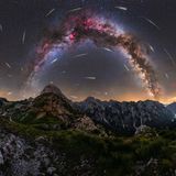 “PERSEID METEOR SHOWER ON MANGART SADDLE” – UROŠ FINK