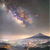 “MT. FUJI AND THE MILKY WAY OVER LAKE KAWAGUCHI” – TAKEMOCHI YUKI