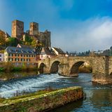 Blick über die Lahn auf Runkel