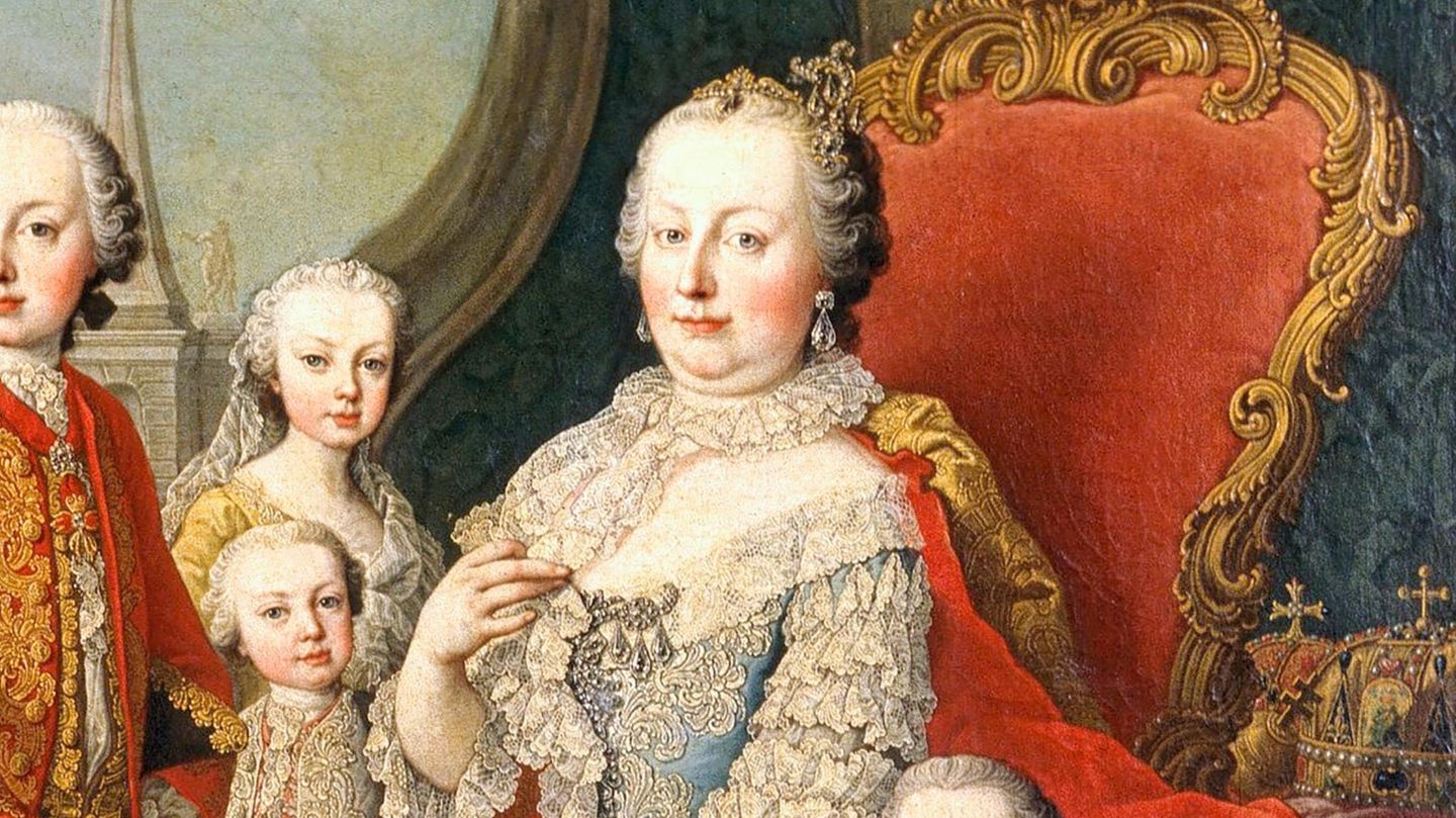 Maria Theresia: Das Oberhaupt der Habsburger-Dynastie um 1755 im Familienkreis auf Schloss Schönbrunn: Die mächtige Herrscherin bringt 16 Kinder zur Welt