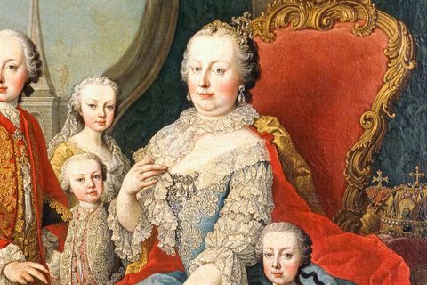Maria Theresia: Das Oberhaupt der Habsburger-Dynastie um 1755 im Familienkreis auf Schloss Schönbrunn: Die mächtige Herrscherin bringt 16 Kinder zur Welt