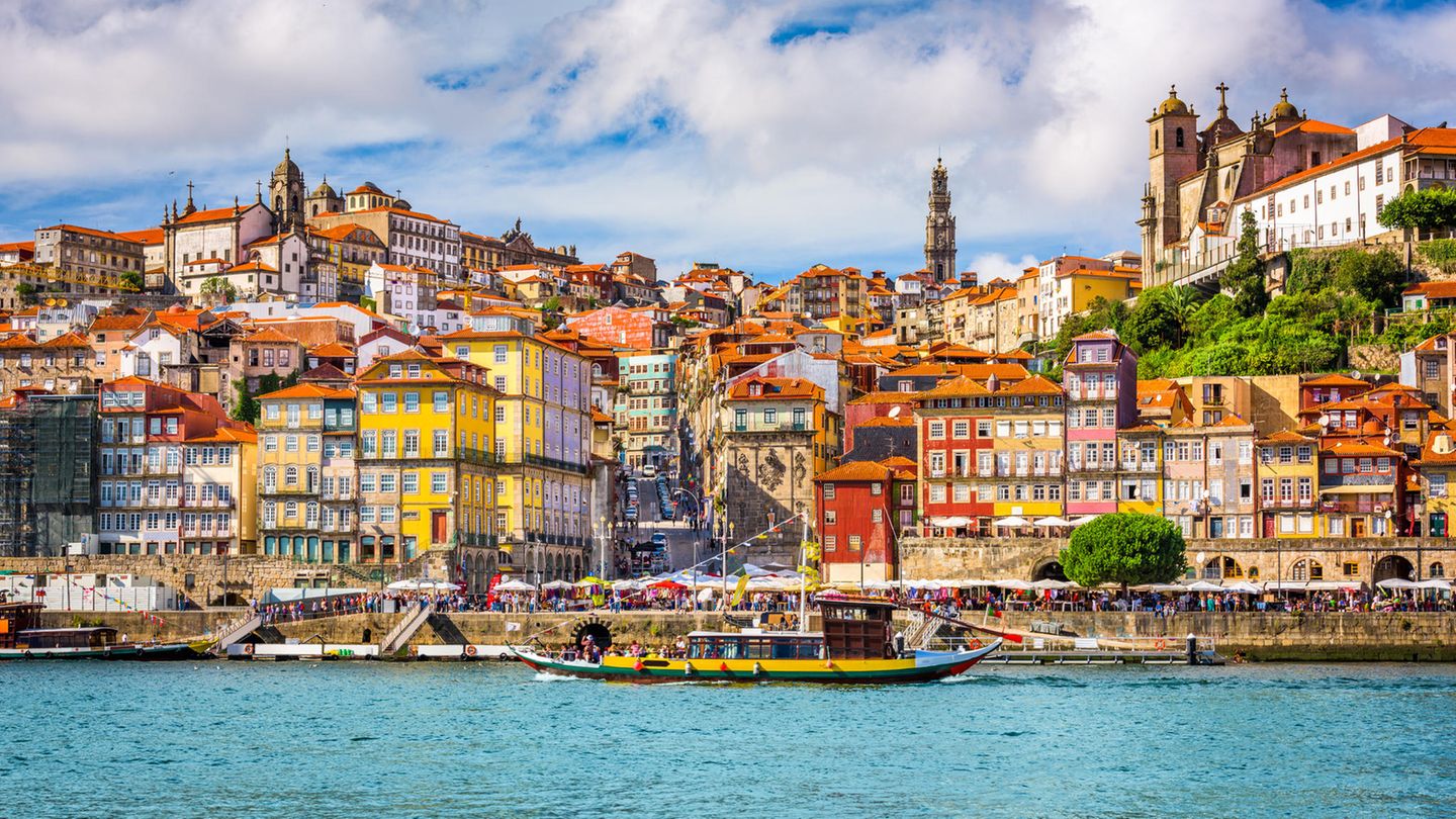 Platz 4: Porto, Portugal Skyline von Porto in Portugal