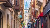 Galata Turm in Istanbul, Türkei