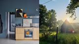 Haus Hedwig wurde vom dänischen Architekten Sigurd Larsen entworfen und im Frühsommer 2021 fertig gestellt.  Es liegt in einem kleinen, ruhigen uckermärkischen Dorf ohne Verkehr, ca 80 Minuten von Berlin Alexanderplatz entfernt.  Hedwig der perfekte Ort für ein romantischen Pärchenwochenende.   Ein Ort für bis zu 2 Menschen, die Ruhe, Erholung und Natur suchen, oder einfach nur die Schönheit des Hauses geniessen wollen.      Aufgrund der Deckenhöhe von 6,50m fühlt sich Haus Hedwig trotz seiner Grösse von 60qm luftig und geräumig an.   Aus den großen Fenstern bietet sich ein freier Blick über den 2.400 Quadratmeter großen Garten und die dahinter liegenden Felder inklusive Rehe, Gänse und vieler freche Schwalben.  Vom Sofa oder der Badewanne aus lässt sich das Naturschauspiel ganz wunderbar beobachten.  Die grosse Terrasse lädt zum grillen und/oder in der Sonne liegen ein.  Es gibt 2 Seen in naher Umgebung, die eine kühle Abwechslung im Sommer bieten.      Infos:  Preise starten bei 150€/200€  Mindestaufenthalt im April bis Oktober: 3 Tage  120 km von Berlin entfernt  Man benötigt ein Auto vor Ort.  www.haushedwig.de