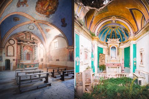 Vergessene Orte: Fotograf fängt den Zauber verlassener Kirchen in Italien ein