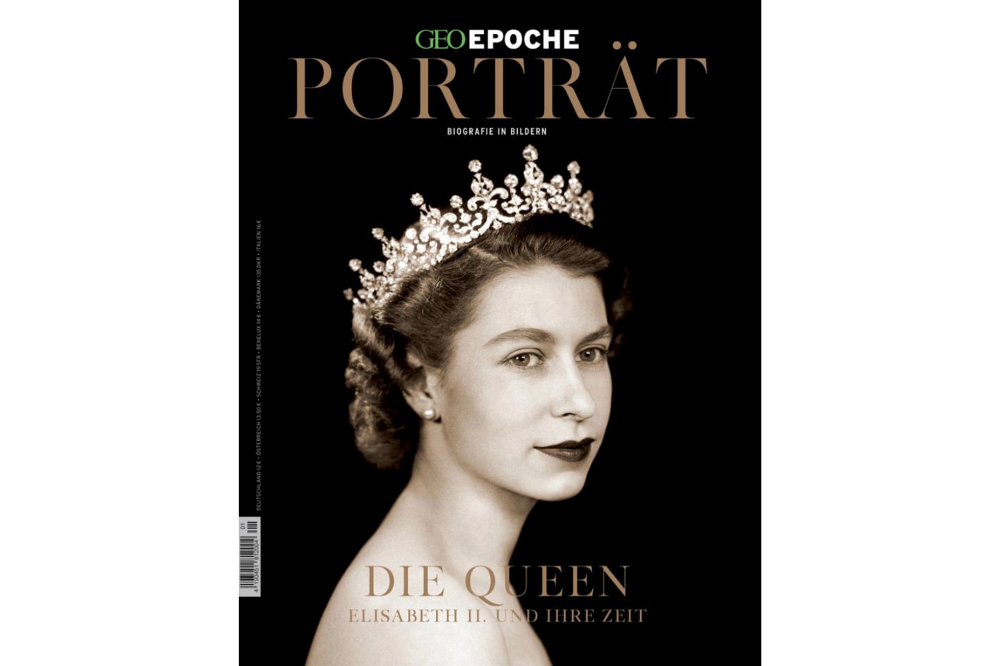 Die Queen und ihre Zeit Mit Queen Elisabeth durch die Geschichte reisen - Das neue GEO Epoche Porträt begleitet die Königin durch die Etappen ihres Lebens. Das Magazin ist jetzt im Zeitschriftenhandel und im Online-Shop erhältlich.