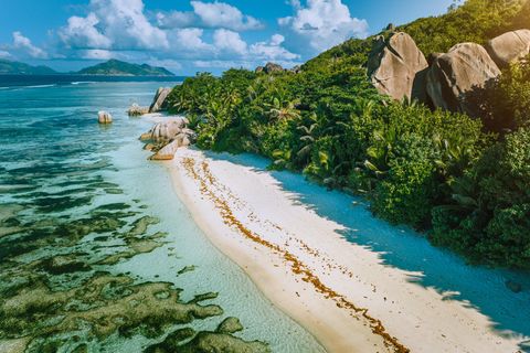 Strand auf den Seychellen