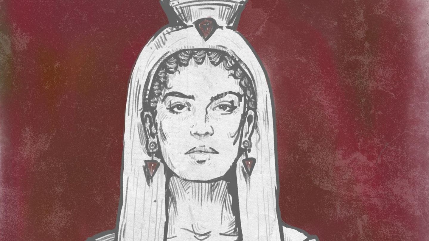 Sie ist die Tochter eines karthagischen Staatsmanns und Feldherrn. Als Frau von Rang wird Sophonisbe früh prestigeträchtig verheiratet – und nutzt fortan geschickt ihre Stellung, um eigene Ziele zu verfolgen