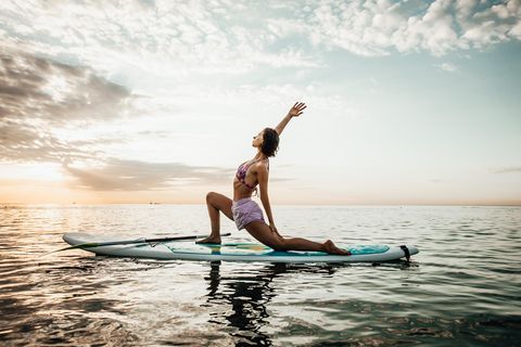 Yoga auf dem SUP-Board