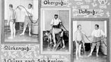 Kneipps Heilverfahren kennt unterschiedliche Wassergüsse. Praktisch: Solche Postkarten, die Kurgäste an Freunde und Familie schicken können, machen Kneipps Anwendungen noch bekannter. In den 1890er-Jahren pilgern jährlich bereits gut 6000 Menschen nach Bad Wörishofen.