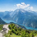 Blick vom Gipfel des Jenner auf den Königssee