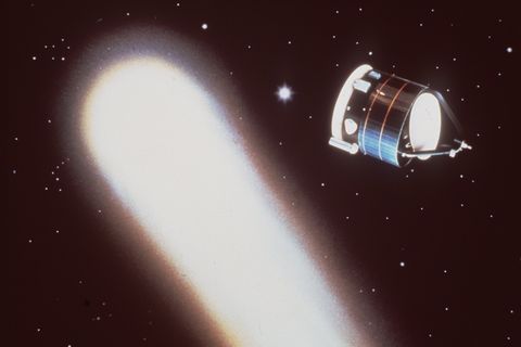 Halleyscher Komet und Raumsonde Vega