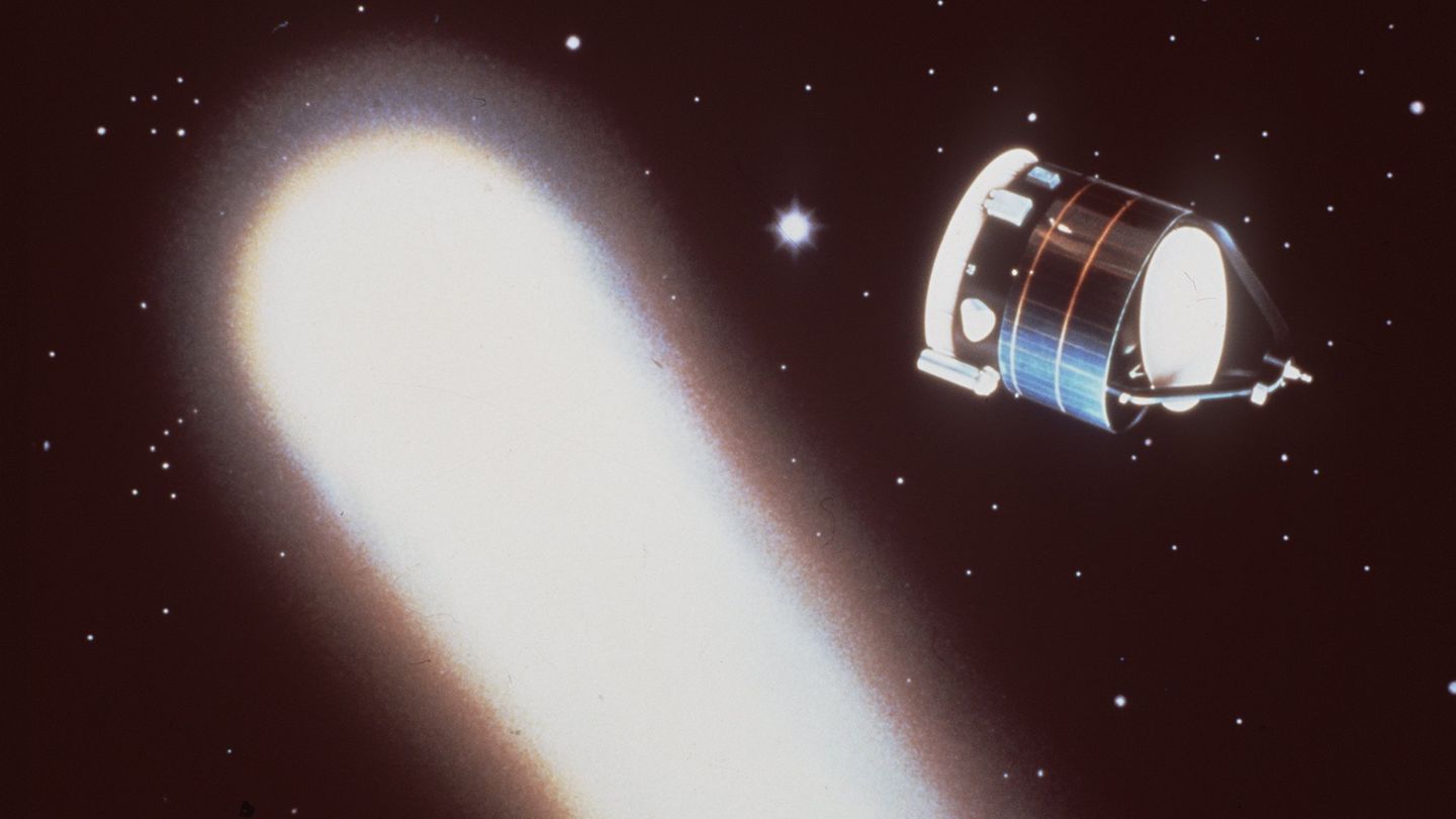 Halleyscher Komet und Raumsonde Vega