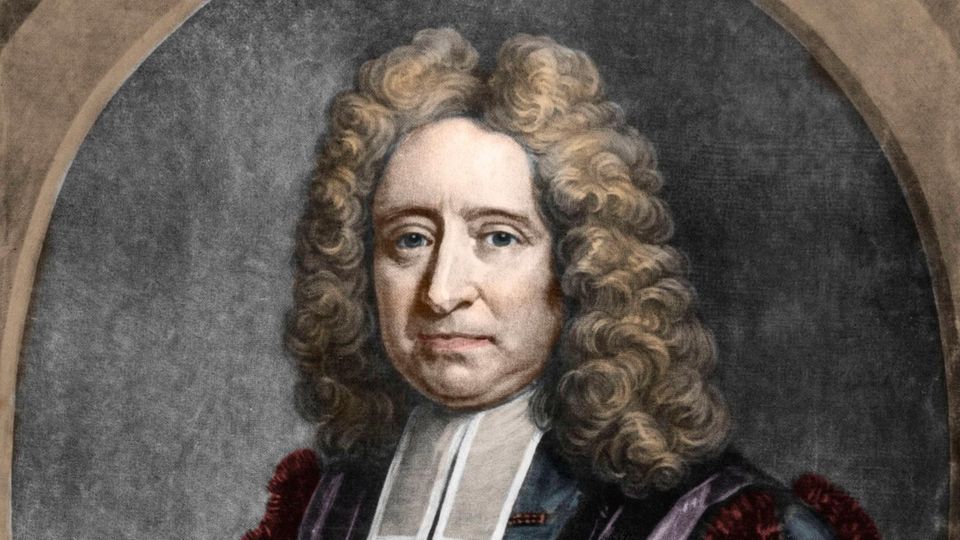 Portrait von Sir Edmund Halley Portrait von Sir Edmund Halley