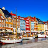 Boote am Fleet in Kopenhagen