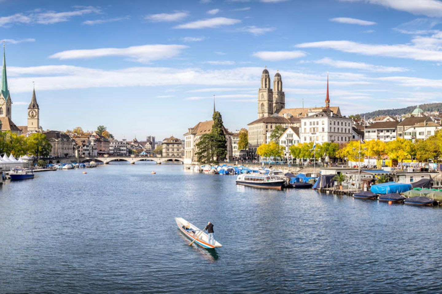 Stadtpanorama von Zürich