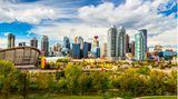 Panorama der Stadt Calgary in Kanada