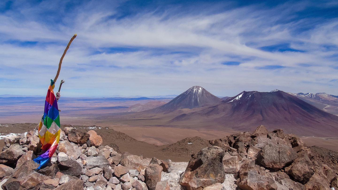 Ausblick vom Gipfel des Cerro Toco