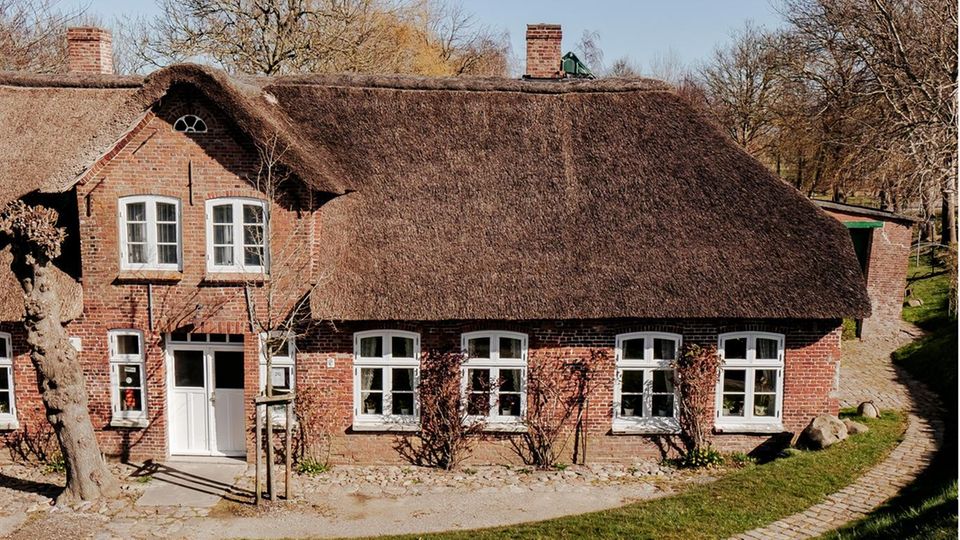 Haus mit Reetdach