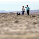 Spaziergänger am Lake Mead