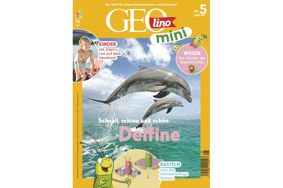 GEOlino Mini Ausgabe 08-2022: Delfine
